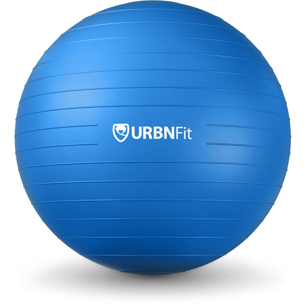 NWT URBNFit 65cm Exercise Ball for Stability & Yoga, Blue